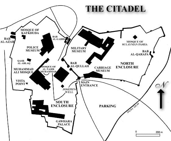 ਨਕਸ਼ਾ ਦੇ ਕਾਇਰੋ citadel
